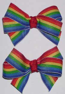 Bright Rainbow Clips