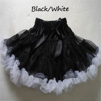 Black & White Pettiskirt - Click Image to Close