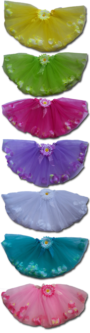 Flower Princess Dance Skirt - Click Image to Close