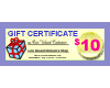 Gift Certificates $ 10.00 - Click Image to Close