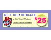 Online Gift Certificates $ 25.00