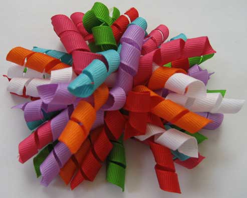 Multi Color Korker Bows - Click Image to Close