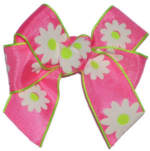 Spring Daisy Bow - Click Image to Close