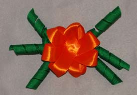 Pumpkin Patch Bow - Click Image to Close