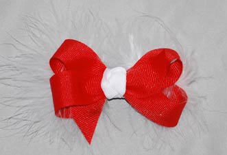 Santa's Hat Bow