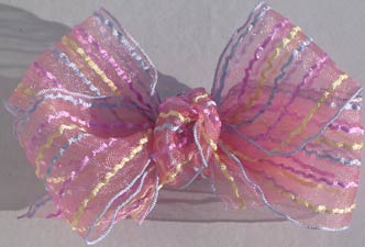 Sherbet Stripes Bow